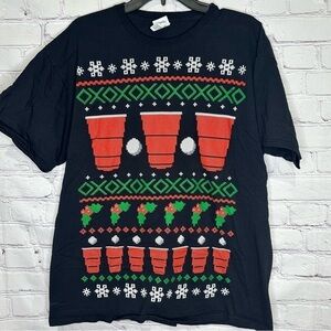 Beer Pong short sleeve graphic T-shirt